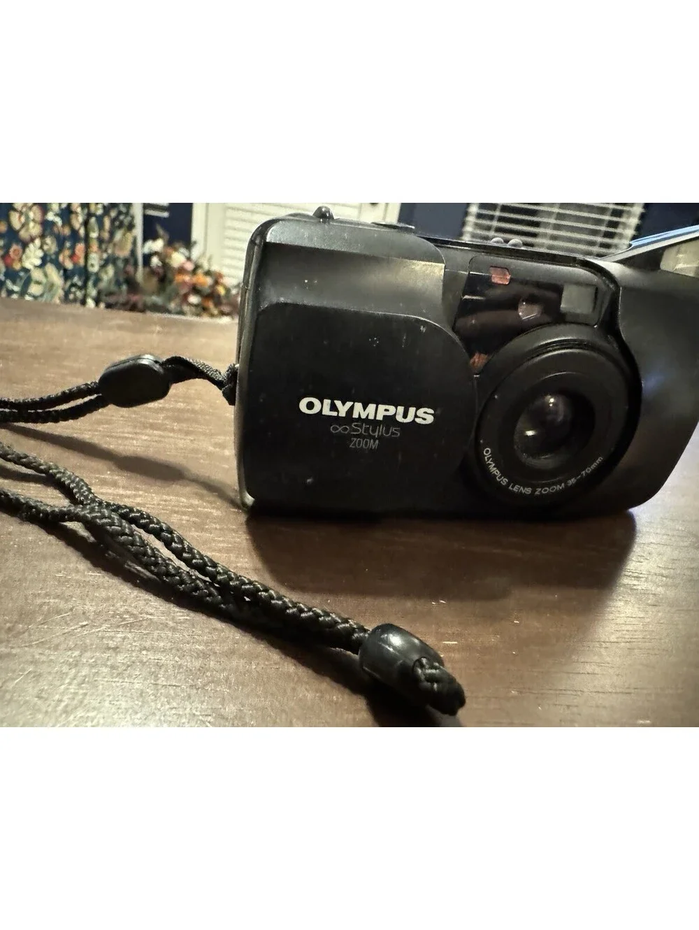 Olympus Stylus Infinity Zoom Point & Shoot Film Camera 35-70mm Untested As Is